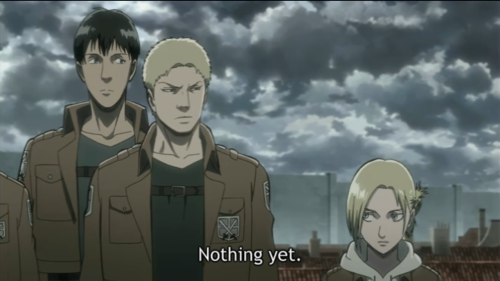 donot-askannie:  rigisart:  lord-rivaille:  thearminarlelt:  mewcake1:  THEY WHERE TALKING ABOUT DOING THE THING!!!!!!!!!!!  okay but is that marco next to them because that could explain a lot.  IT IS HOLY FUCK THEY KILLED HIM BECAUSE HE KNEW TOO FUCKING