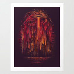 society6-favorites:  Art Print The Visitor