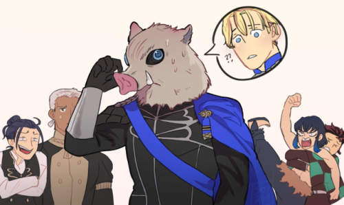 artofshiroginko: Boar Prince No one asked for this crossover but I delivered anyway Series: Fire Emb