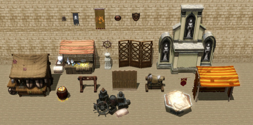 The Sims Medieval Total Conversion Catalog - by votenga at MTSOver 600 objects converted for the sim