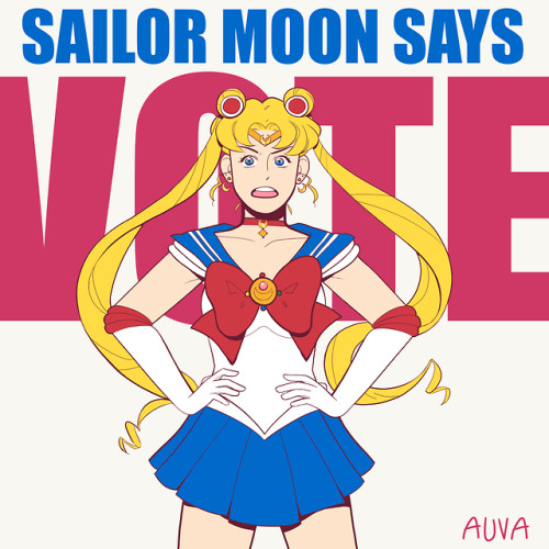 auva:IN THE NAME OF (LOVE AND) JUSTICE, VOTE ON THE MIDTERM ELECTIONS! Sailor Moon may not be a