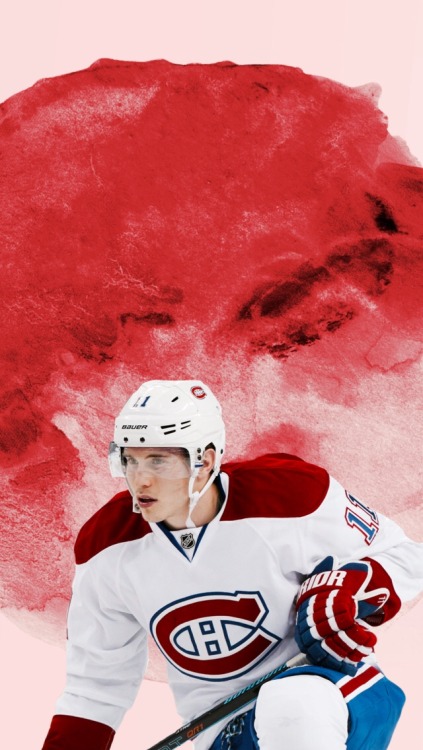 Brendan Gallagher + red &amp; black watercolor /requested by anonymous/