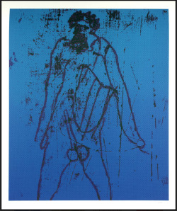 desimonewayland: Sir Sidney Nolan  Imitation IV 1972  Screenprint on paper   Collection Tate   © The estate of Sir Sidney Nolan. All Rights Reserved 2010 / Bridgeman Art Library  