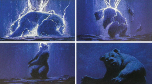 Visual Development Art For The Transformation Sequence By Richard Chavez From The Art Of Brother Bear