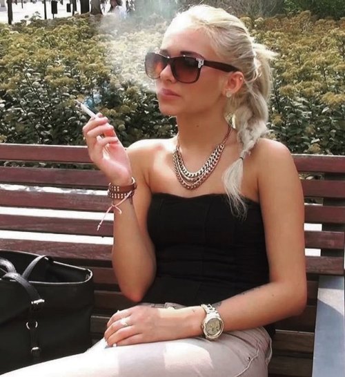 XXX Smoking women photo