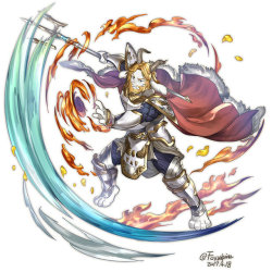 foxvulpine:  更新羊爸Asgore 羊爸好難畫…也是花最多時間的一張