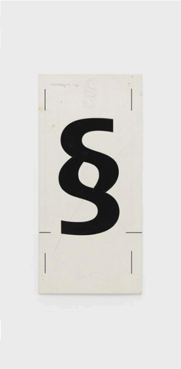 Adrian Frutiger, working on the development of the typeface Univers, 1950-1954. Client: Deberny et P