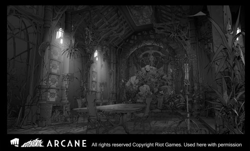 ARCANE | Glassboard Room Concept Art | Bruno Couchinho