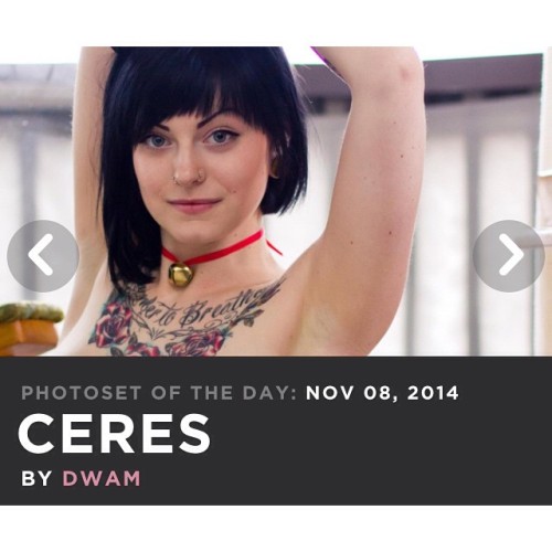 guess who’s on the front page of @suicidegirls.com as set of the day, today!? @dwamdwamdwam an