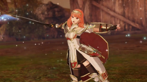 Rowan, Lianna, Lyn, Celica, and Anna’s promotion oufits in Warriors