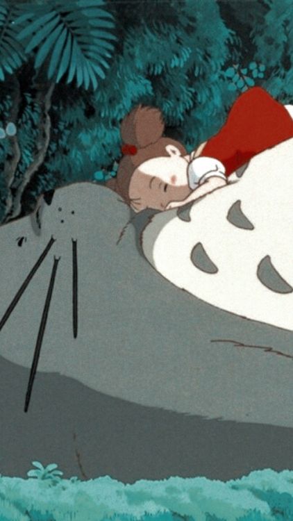  ೖ୭– ; my neighbor totoro ; studio ghibli - wallpapers.credit, like or reblog if you use, please! ♡