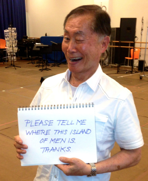 thefingerfuckingfemalefury: ikkimikki: the-feminist-fangirl: chandra75: George Takei, You rule. 