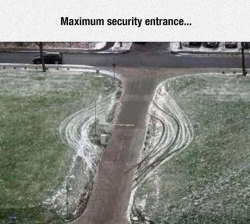 srsfunny:  Secured Entrancehttp://srsfunny.tumblr.com/