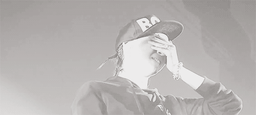 jungdeul:  shinwoo tearing up at b1a4’s first concert. 