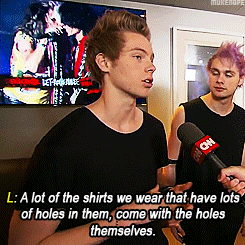 mukenope:  What you don’t know about 5sos: Their clothes 
