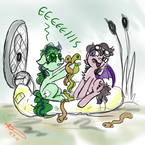 thedenofravenpuff:pyrodarknessanny:witness my eels puffy WITNESS THEM!!!Yes, yes they are. Such very eels, much slimey, wow.  Are these Aussie eels? They gonna kill me in some way? Puffy needs to know how safe she is!x3!