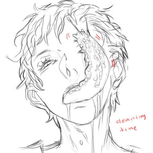 bwubwuart:New OC, he has a tounge but it’s a snailYea junji ito inspired tho this one lives with it