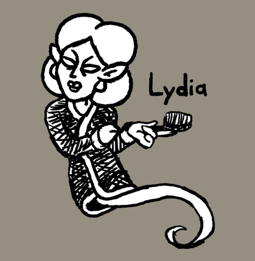 Inktober/Poltergustober Days 01 - 04: Luigi, E. Gadd, Neville, Lydia