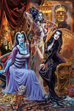 xombiedirge:  Monster Brides by Dan Brereton 12” X 17” Giclee print, S/N AP edition of 3. Part of the “Something Spooky” art show at Guzu Gallery.
