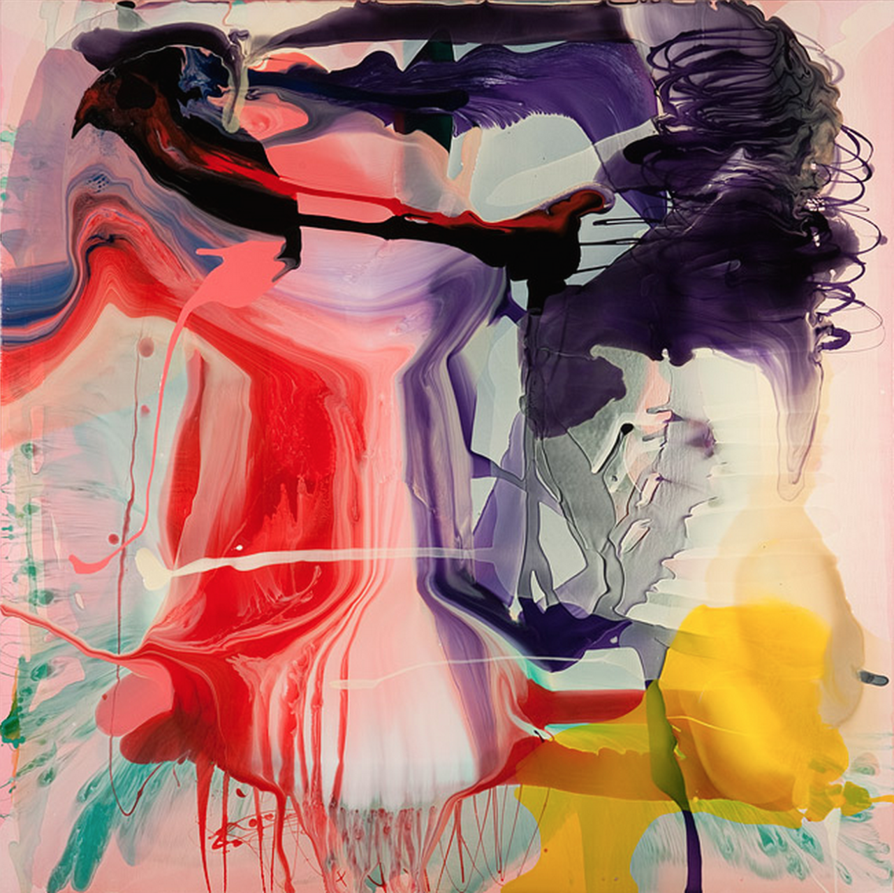 withoutyourwalls:  Dale Frank, Ceratonia Siliqua Bold Atom, 2011