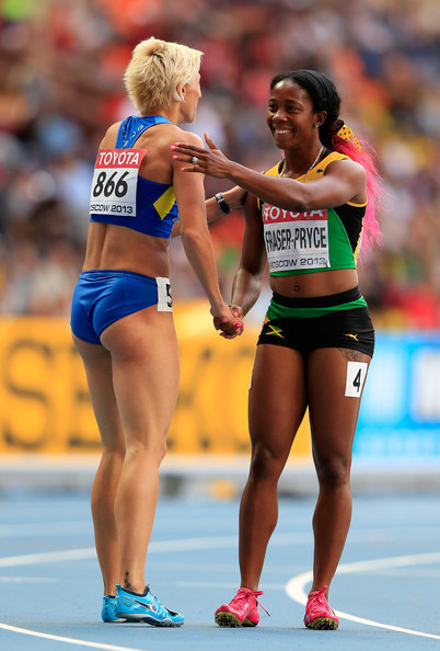 terrasmiles:  callmefranz36:  Shelly Ann Fraser ………..Jamaica   We Likkle but