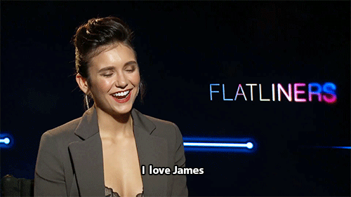 Nina Dobrev about James Norton Flatliners interview