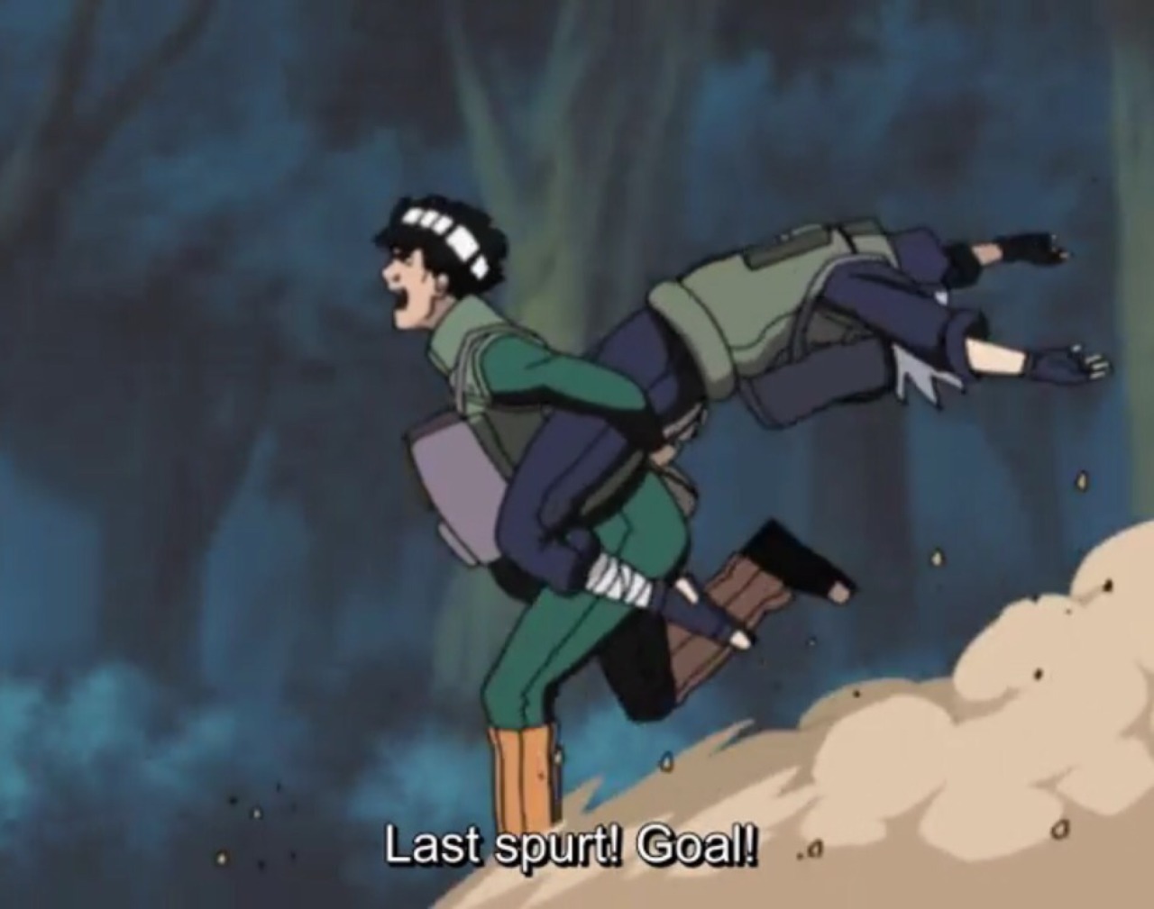 kokoro4kakashi:  teabaskets:  Guy and Kakashi will always have a special place in