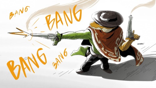 Hes Here To Do Some Business With Big Iron On His Hip