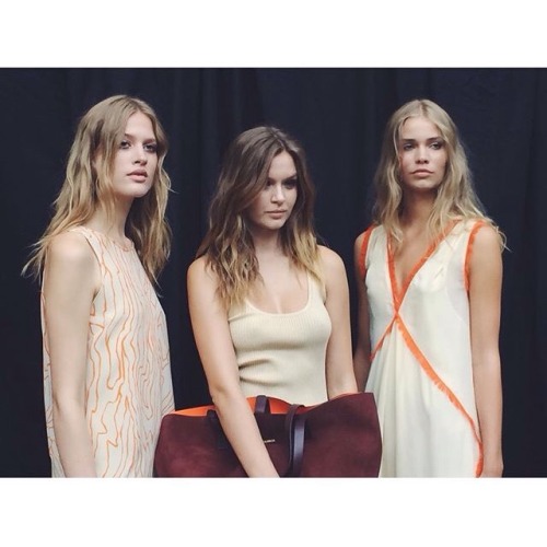 “patricia_oczki: All this beauty #malenebirger #cphfw #josephieskriver #beautiful #korstinliljegren 