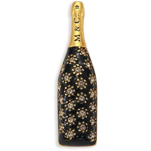 Marc Jacobs Moet Champagne Bottle Pin ❤ liked on Polyvore (see more studded jewelry)