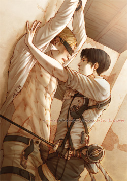 cup-of-coco:  Shingeki no Kyojin - Eruri