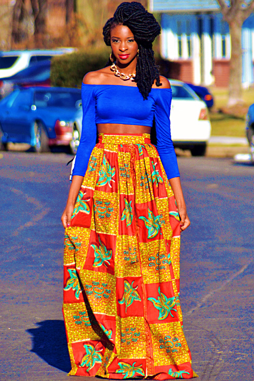 minusthelove:   blackandkillingit:  Ayomide of Fashion Freak African Chic  Perfect