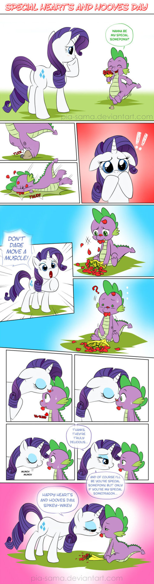 pia-chan:  Special Hearts and Hooves Day by Pia-sama Happy Saint Valentine’s Day!