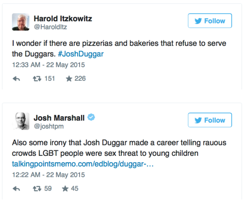 micdotcom:15 tweets that expose the hypocrisy of conservative child molester Josh Duggar Josh Duggar