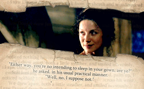 outlandersfans:  Outlander from page to screen - Part.III Ep.107 ” The wedding” / Chap. 15 “Revelati