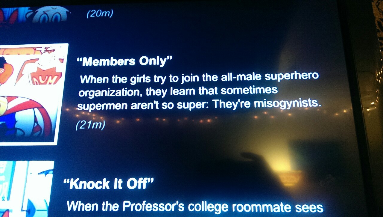 camisflying:  Powerpuff Girls episode description. 
