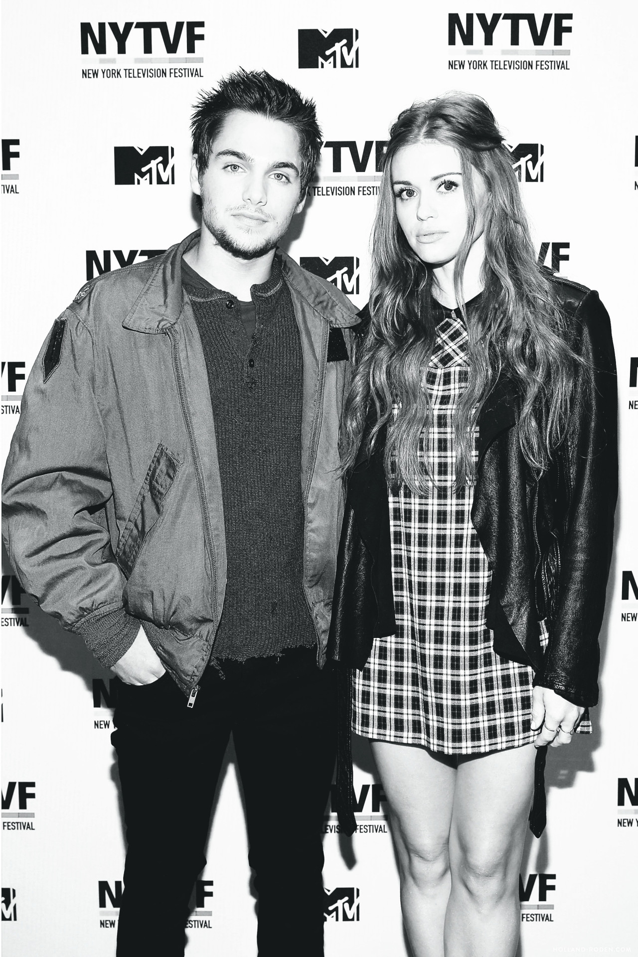 jikookprint:  Holland Roden and Dylan Sprayberry at @NYTVFestival 