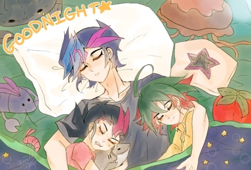 ceiiru:I head canon Yusaku to be the big bro of the other two | from my Twitter 