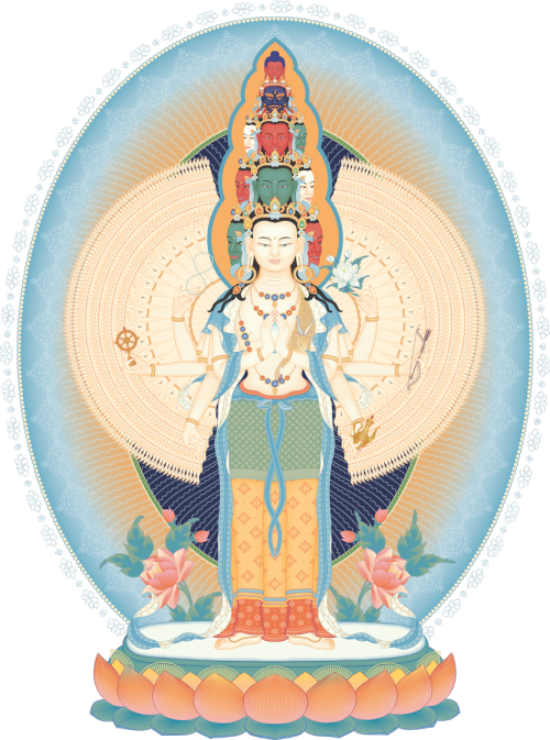 buddhabe:kmctexas:Thousand Armed AvalokiteshvaraBodhisattva 