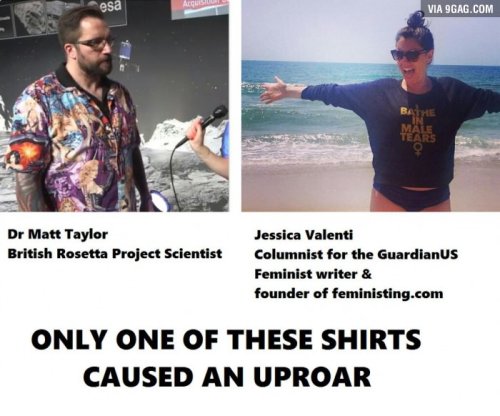 stronger-sam:  cishetwhiteoppressor:  Sweet, sweet hypocrisy.   Y’all do realize that the women who attacked him weren’t “feminists?” And the women wearing what they want, saying that they shouldn’t be raped/sexualized, is a completely different