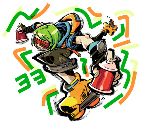 rafchu:Still working on those Jet Set Radio adult photos