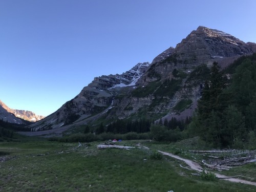 Maroon BellsColorado, June 2018Reported to be North America’s most photographed lake. These be