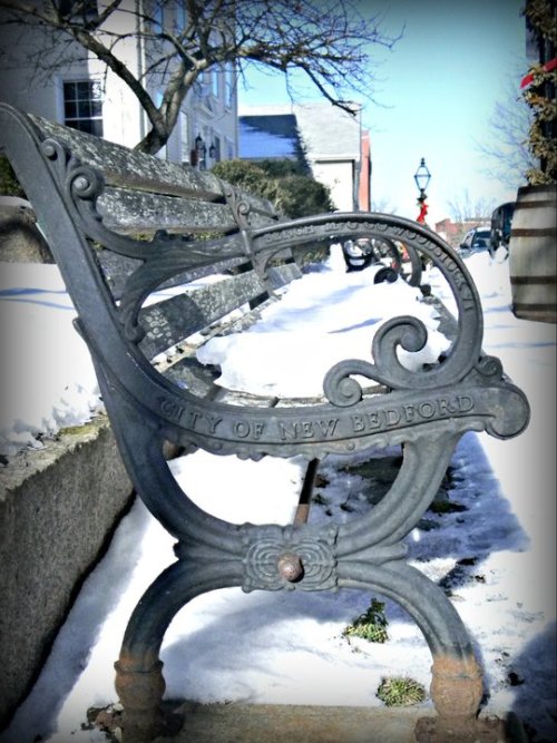 fuckyeahnewbedford:  Bench outside of Seamen’s Bethel, Downtown New Bedford