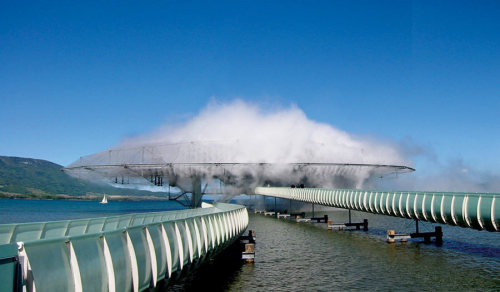 just because it’s so brilliantly fun blur (building enveloped by water vapour), diller + scofi