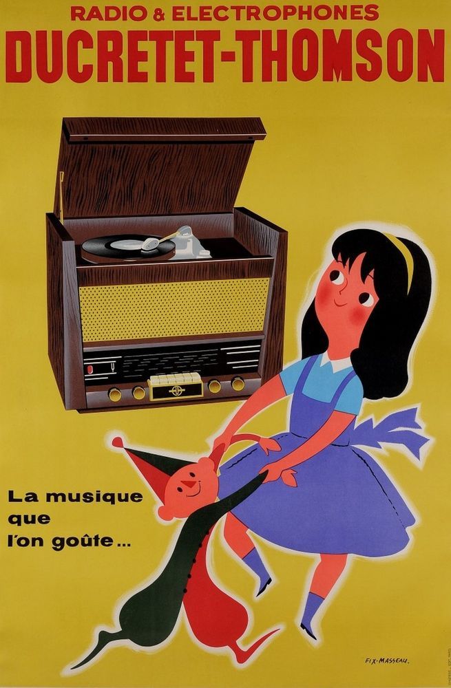 phasesphrasesphotos:  Ducretet-Thomson 1950s 