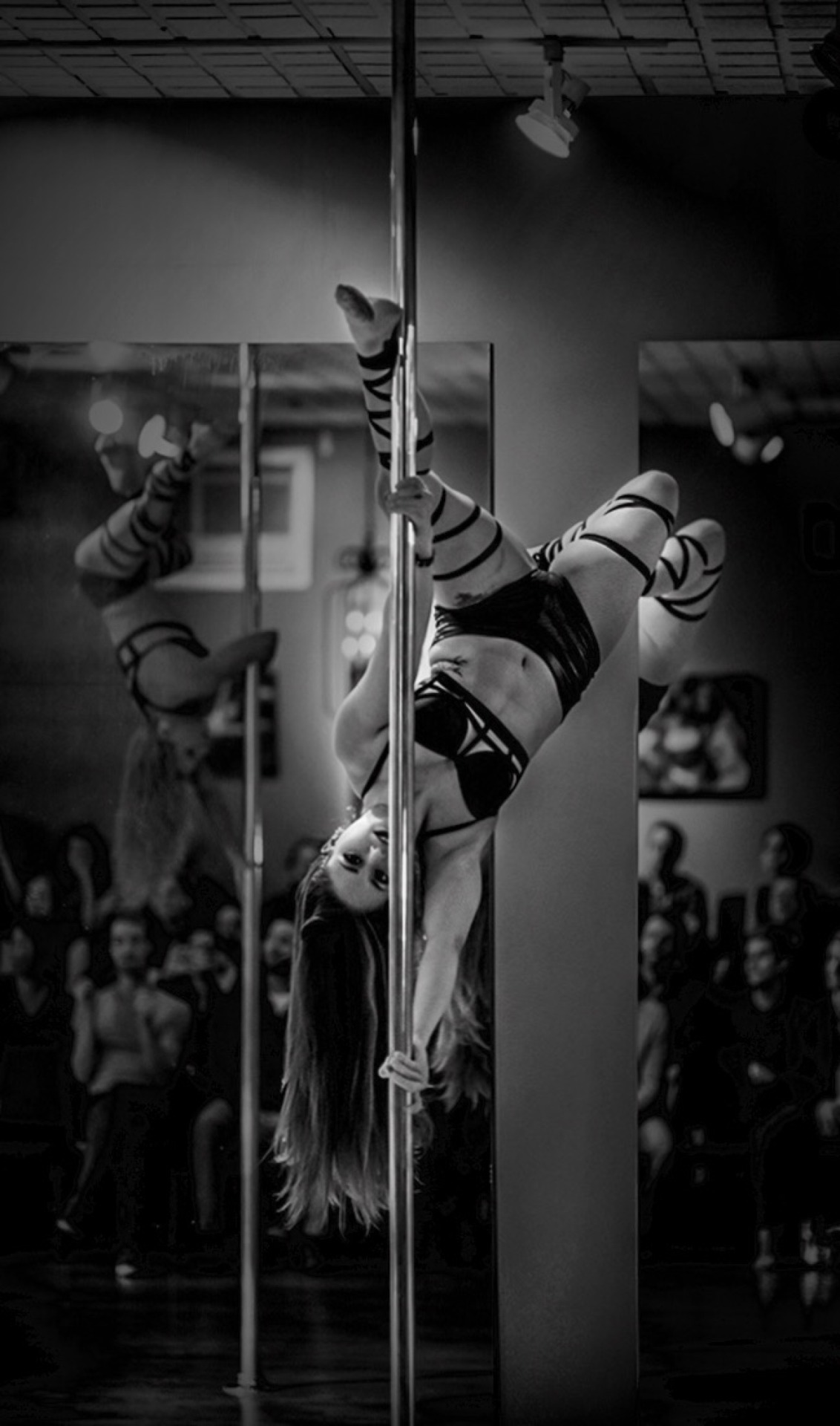 cubicletocollar:  Inversion addict ^.^ captured by T at my Pole recital this weekend!