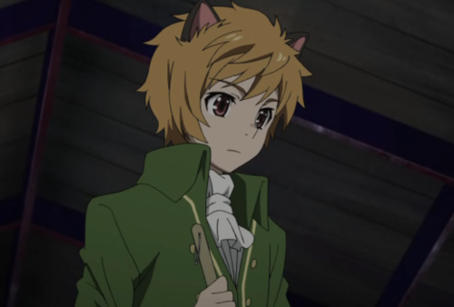 Today’s anime cat person of the day is: Leonardo Stola from Chaika the Coffin Princess!