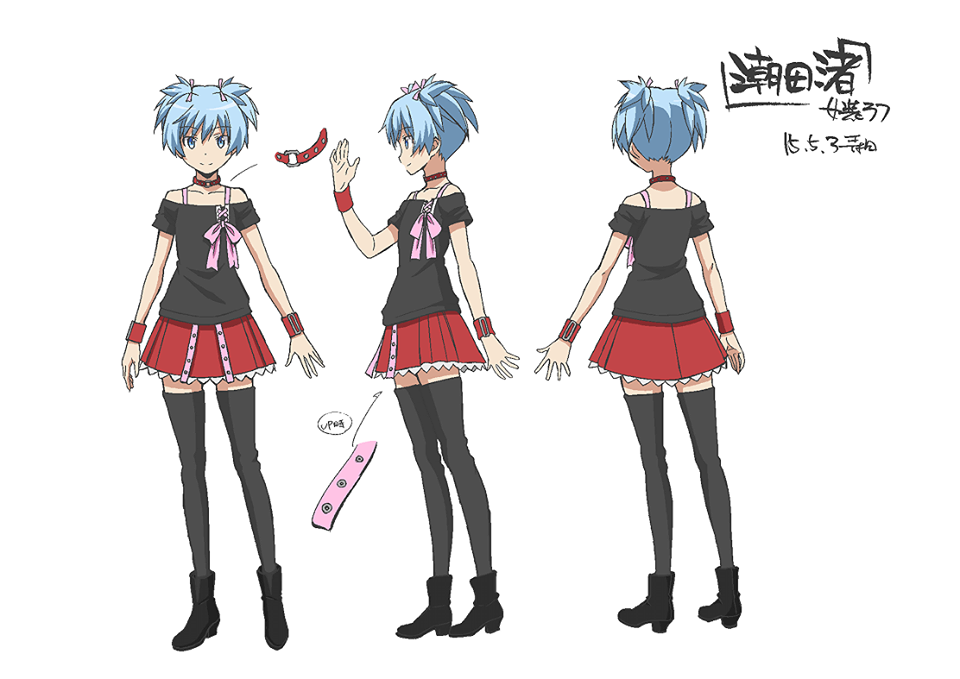 xmickeymeowx:  Nagisa’s crossdress design