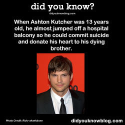 did-you-kno:  When Ashton Kutcher was 13