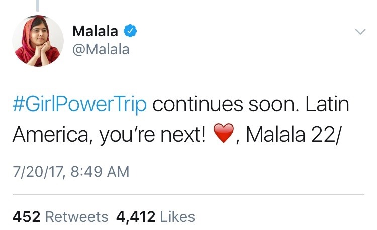 queerafricanboy: weavemama:  Malala really is a class act for standing up against